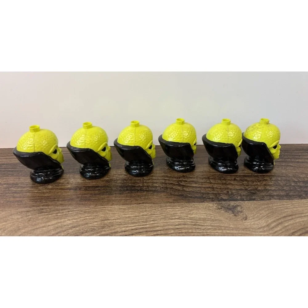 Lot Of 6 Alien Blow Mold String Light Covers Replacement Aliens Space